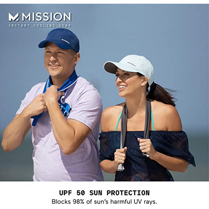 Cooling Performance Hat - Unisex Baseball Cap with Instant Water-Activated Cooling