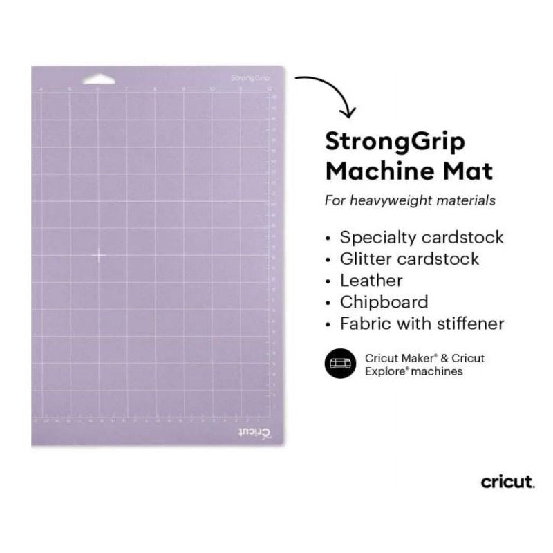 Cricut Cutting Mat Set - Reusable 12x12 Inches for Crafting and Vinyl