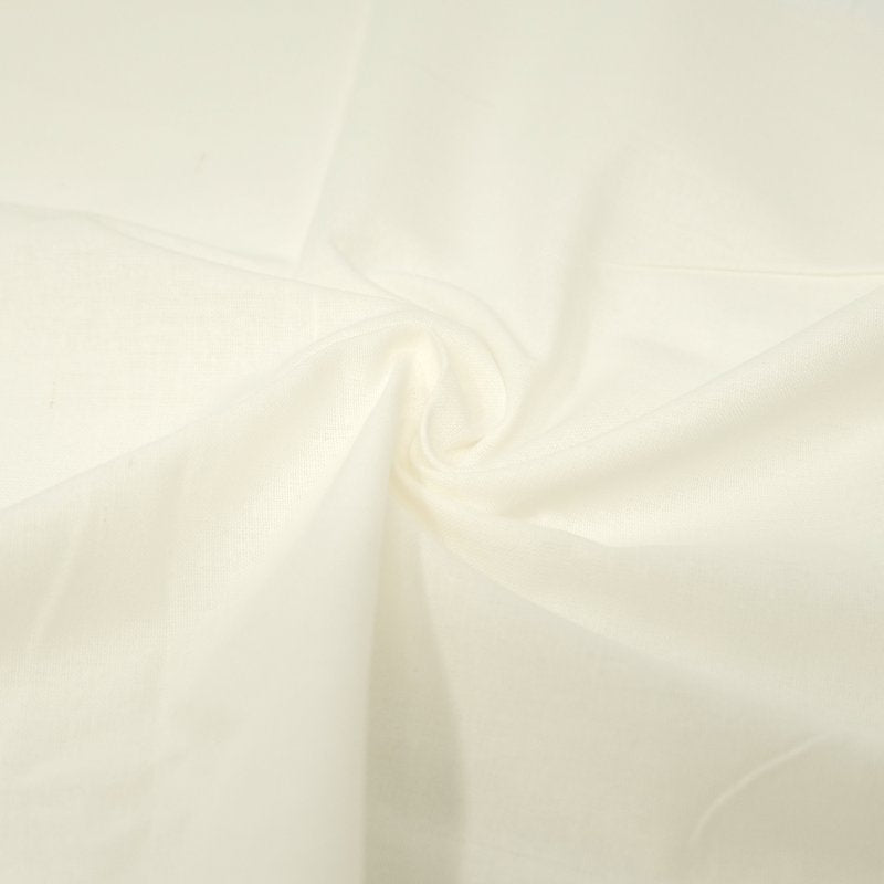 Utility Fabric Cotton 36/38 Inch Bleached Linen for Craft & Sewing - 25 Yards