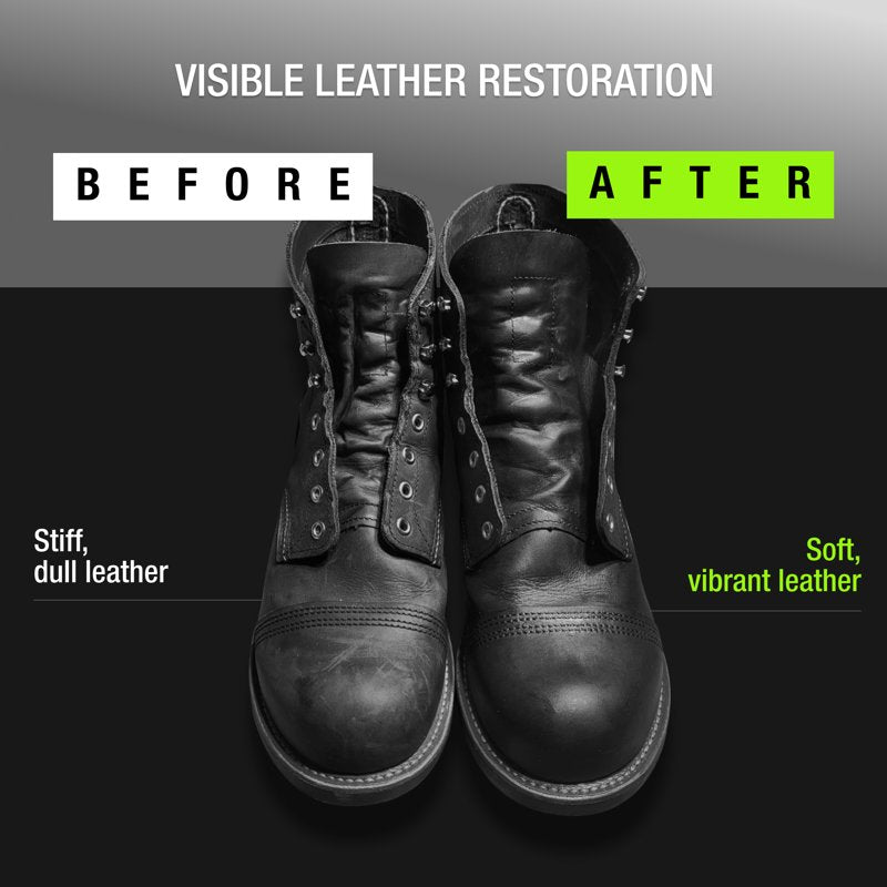 Leather Conditioner and Restorer - Deep Nourishing Care for Leather Goods - 4 oz
