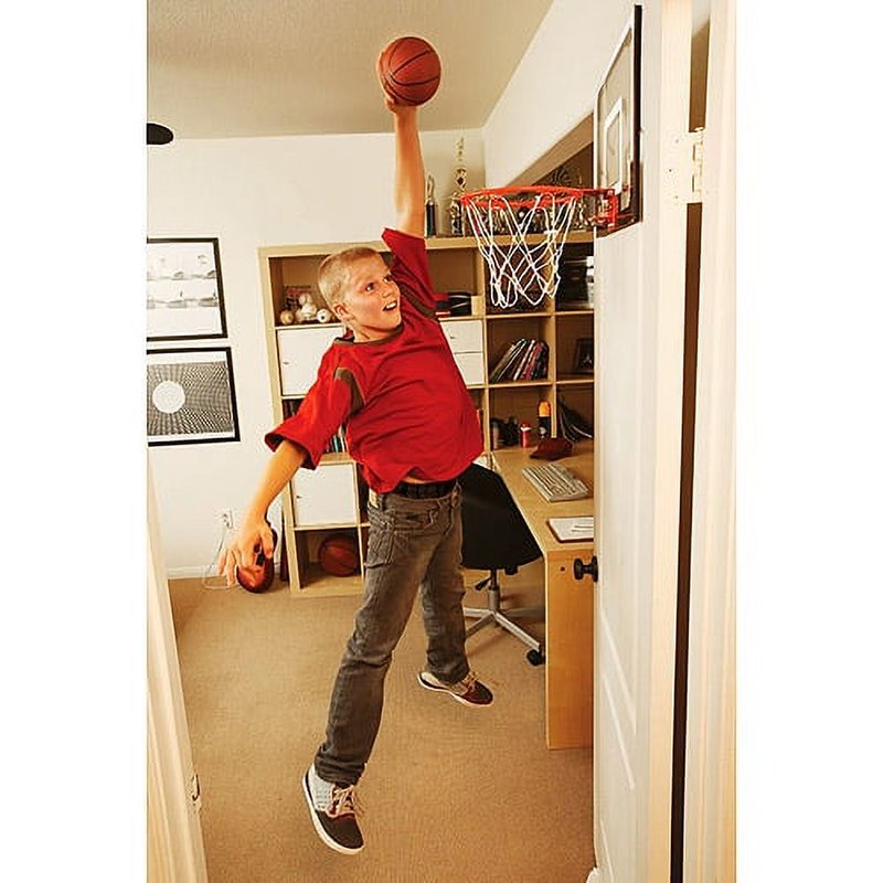 Mini Mountable Indoor Basketball Hoop - Door & Wall Mountable, 32 or 44 Inch Backboard