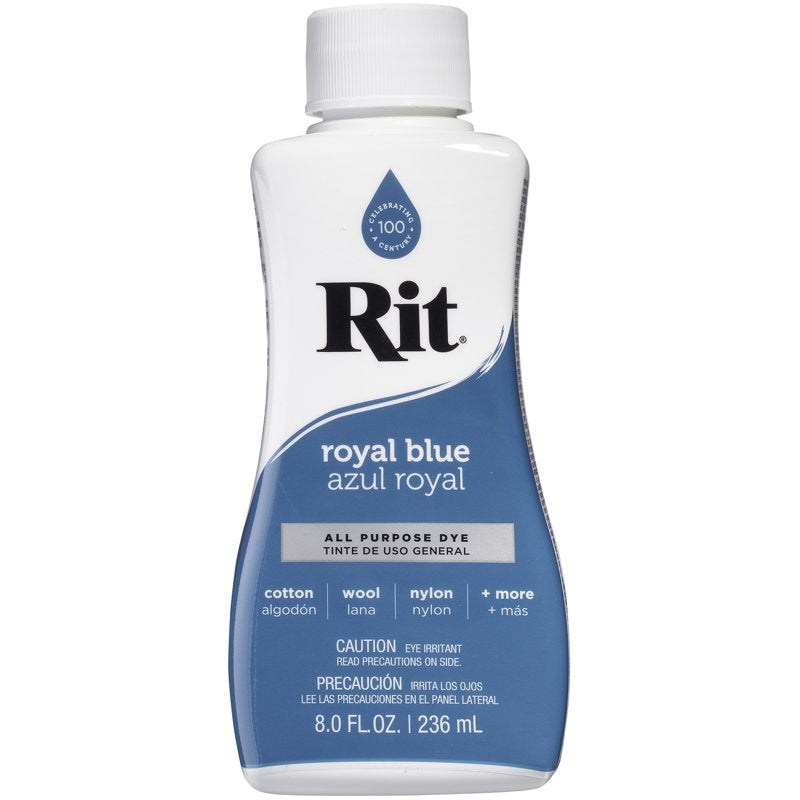 Liquid Fabric Dye - Royal Blue 8oz Pack of 3 for Clothing & Home Decor