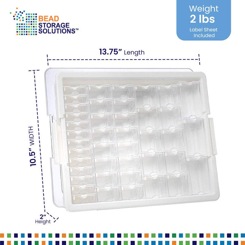 Assorted Bead Storage Tray Kit for Jewelry Making & Crafts