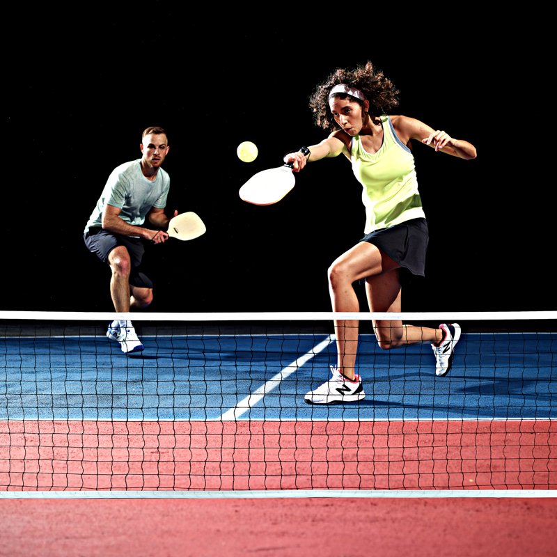 Half Court Pickleball Net - 10ft Wide Steel Multi-Sport Practice Net