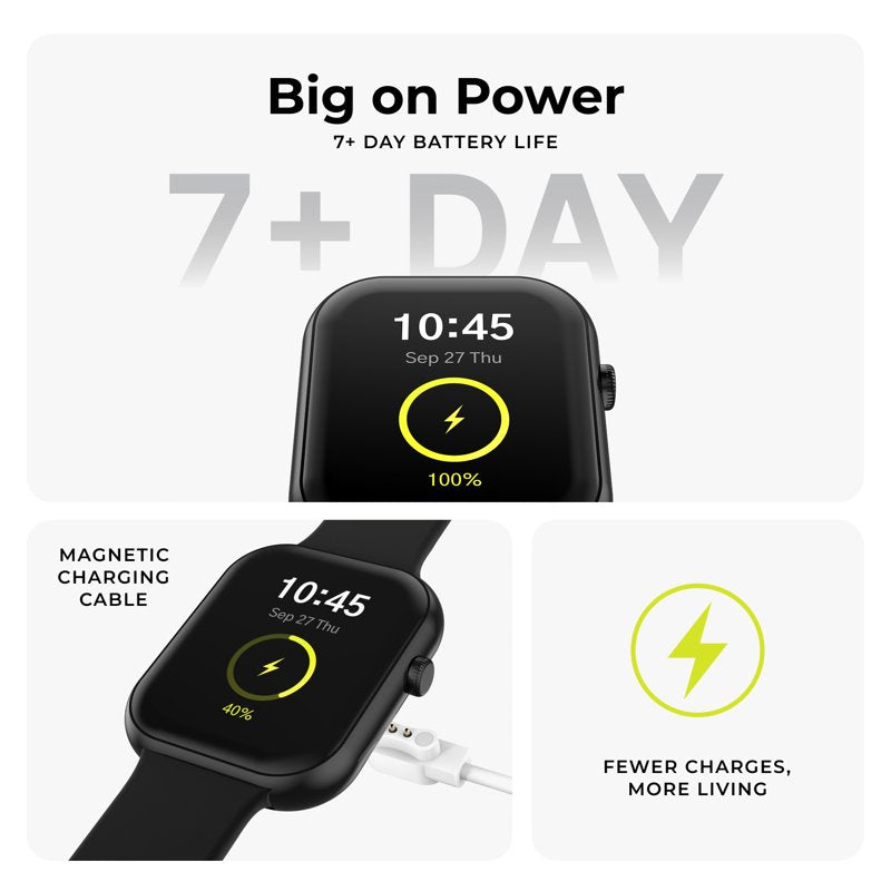 Smartwatch with AMOLED Display, Fitness Tracking & Bluetooth Calling
