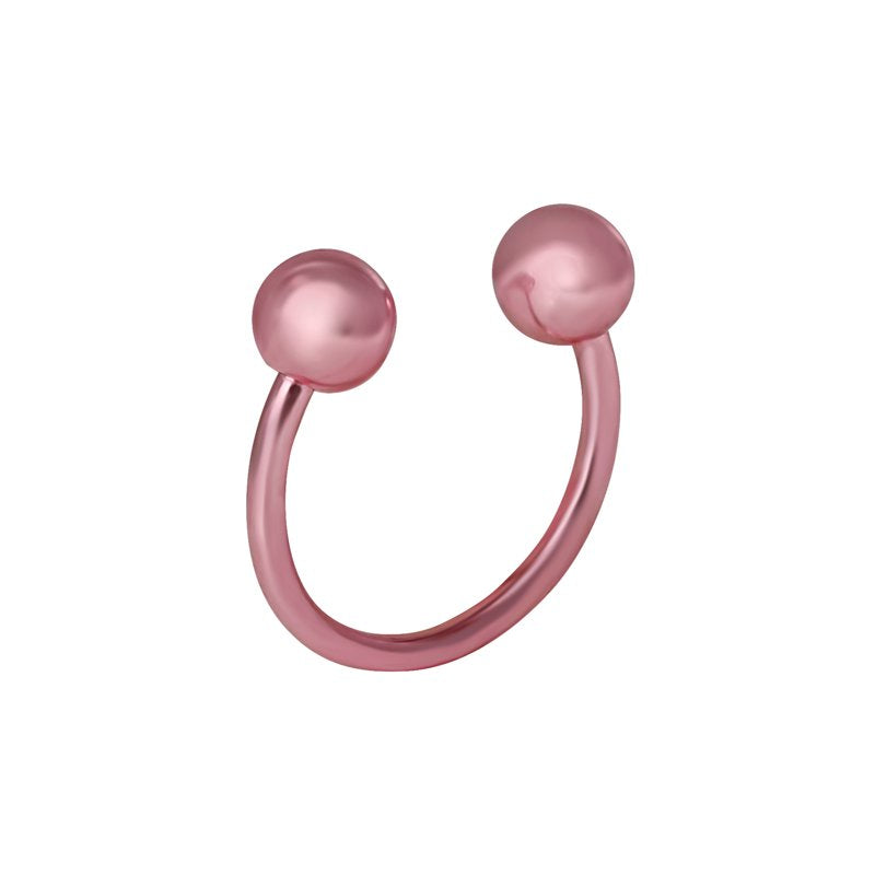 Pink Horseshoe Earrings Set - Surgical Steel Hypoallergenic Women’s Jewelry
