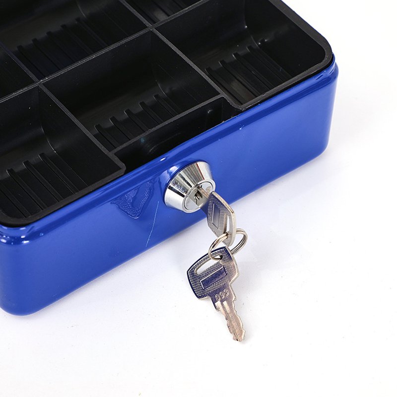 Portable Lock Box with Handle - Compact Safe for Home Office Travel