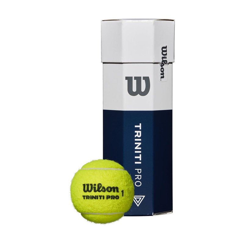 Wilson Triniti Pro Tennis Balls - 3 Yellow Recyclable & Durable