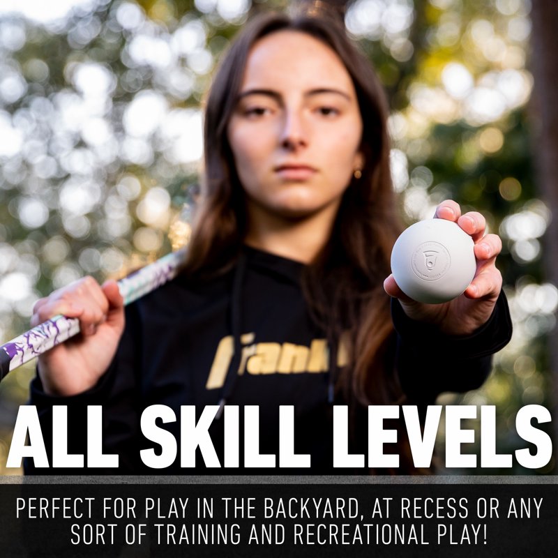 Lacrosse Balls - Official Size Rubber Practice and Training Balls, Multi-Purpose for Sports & Muscle Therapy
