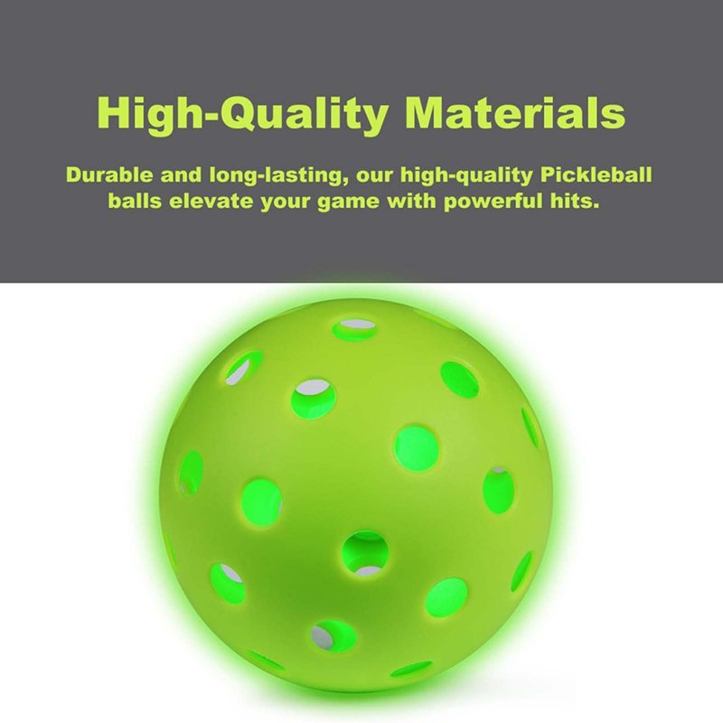 Long Lasting Outdoor LED Ball with Lights - Illuminated Pickup Balls