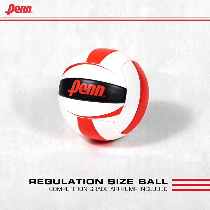 Premium Volleyball Set with Adjustable Net and Ball - Portable Backyard Sports Equipment