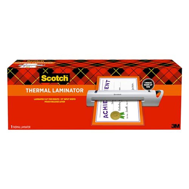 Thermal Laminator Combo Pack with 20 Laminating Sheets - 13-Inch Wide
