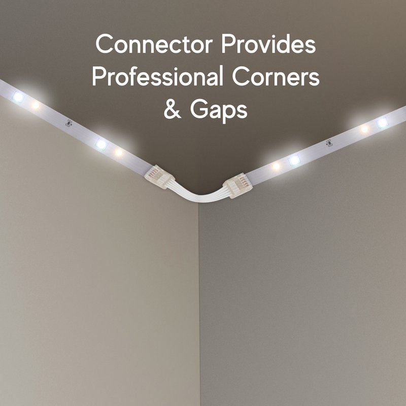 Indoor Multicolor LED Strip Lights Kit - 50ft Cuttable RGB Light with Remote Control