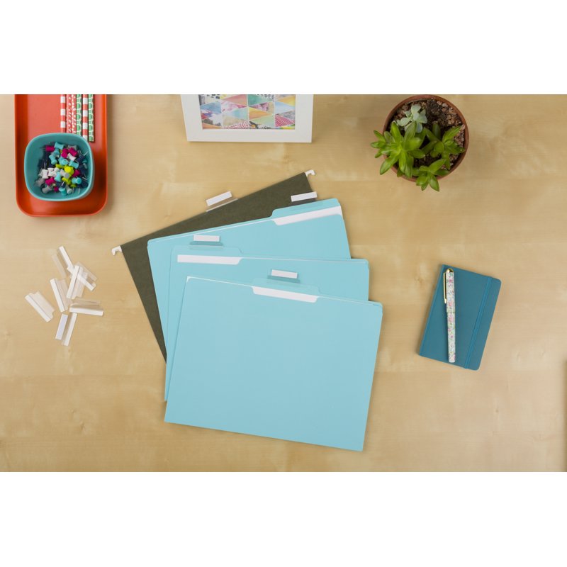 Self-Adhesive Printable Index Tabs - Clear, 2-Inch, Pack of 25