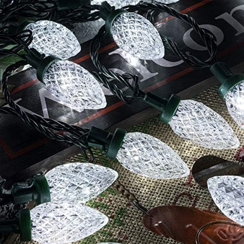 Outdoor Christmas String Lights 200 LED C9 146.9 FT Waterproof Multi-Mode Decoration