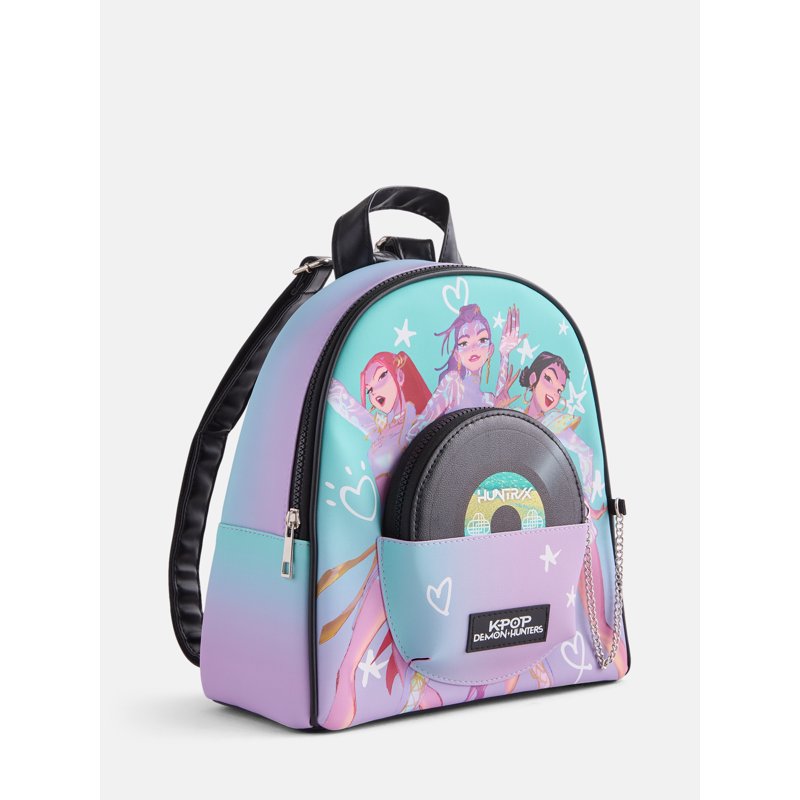 KPop Demon Hunters Women's Mini Backpack with Multicolor Design