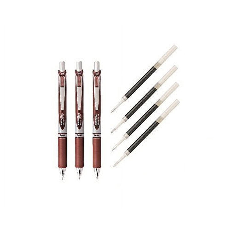 Gel Pen Set with Refills - Smooth Ink, Professional Design, 3 Pack