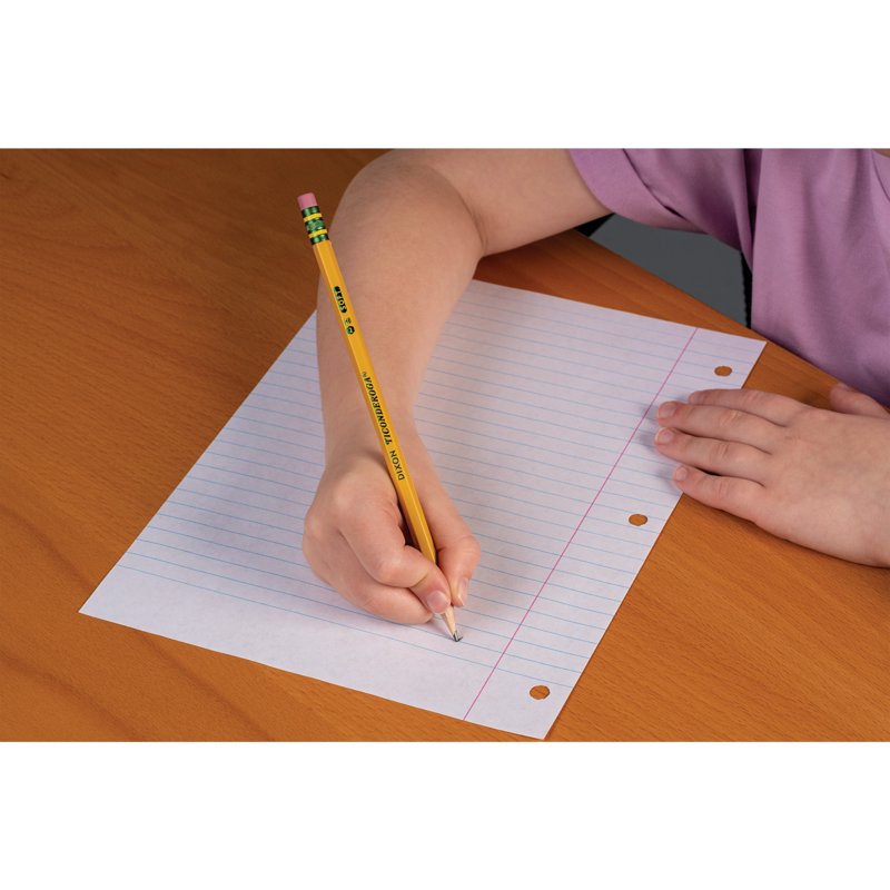 Pre-Sharpened #2 HB Wooden Pencils with Erasers, 48 Pack, Yellow
