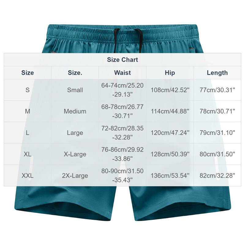 Men's Athletic Shorts 5 Pack Quick Dry Lightweight Gym Running Shorts