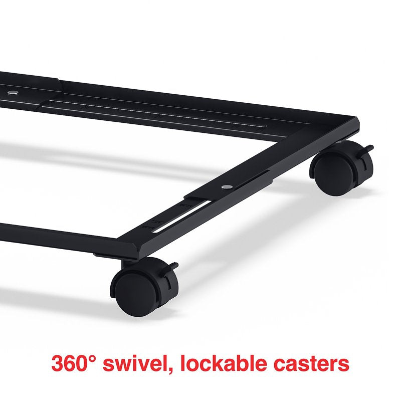 Adjustable File Caddy for Letter and Legal Files - Black