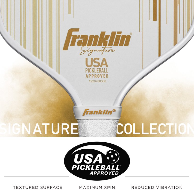 Pro Signature Pickleball Paddle 16mm Poly Core, MaxGrit Grip