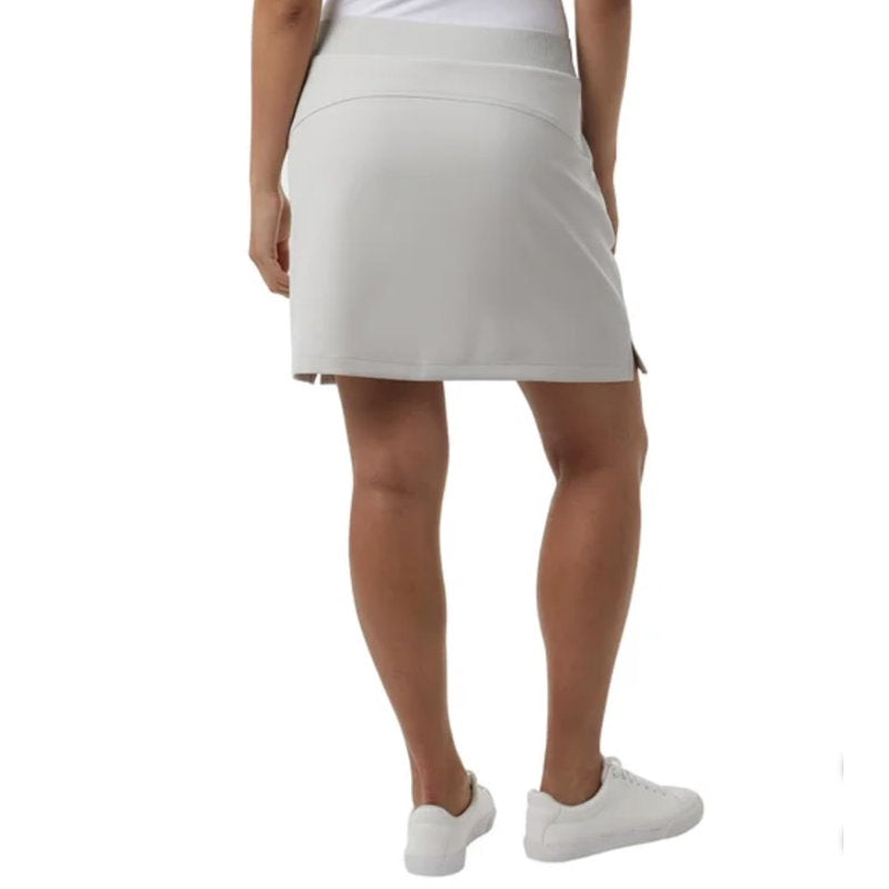 Women's Active Skort with Pockets - Light Gray Athletic Shorts Skirt