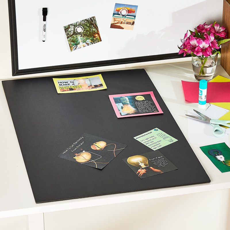 Black Foam Board 20 x 30 Inches - 2 Pack Display Boards for Crafts & Presentations