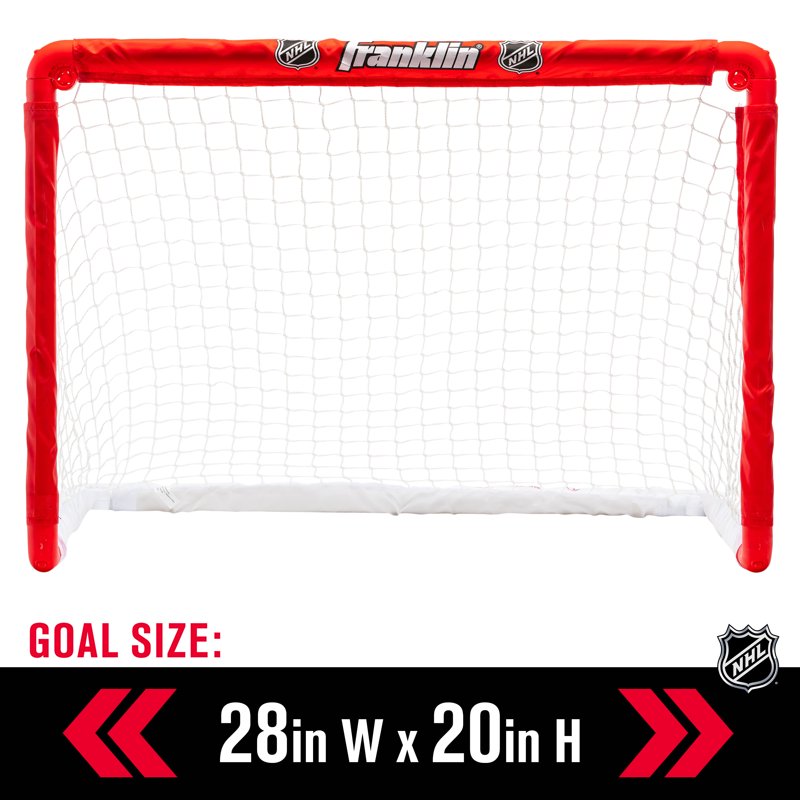 Mini Knee Hockey Goal Set with Sticks - Indoor Sport for Kids & Toddlers