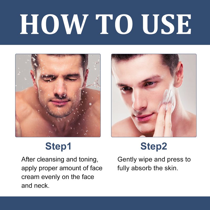 Men's Face Cream 6-in-1 All Facial Care Moisturizer 1.7oz