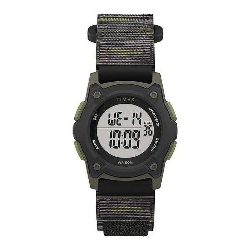 Digital Kids' Wristwatch with Backlight and Water Resistance - 18mm Plastic Strap