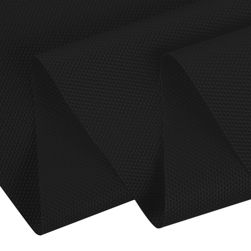 Heavy Duty Waterproof Canvas Fabric 58 Inch for Outdoor & Indoor Use - Black