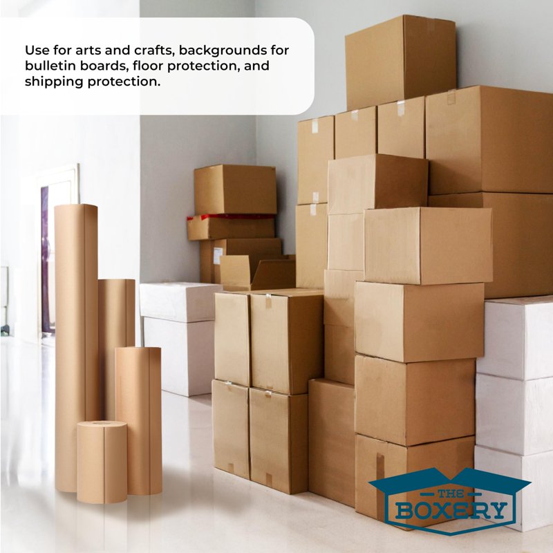 Kraft Paper Roll 12 inch x 900 ft - Eco-Friendly Wrapping and Packing Paper