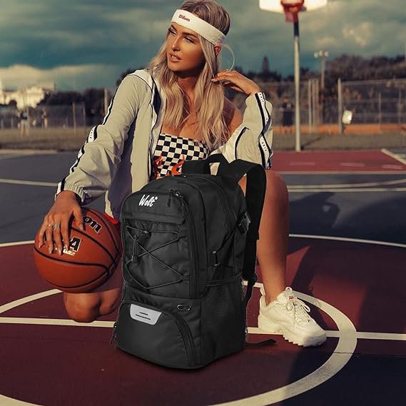 Basketball Backpack with Ventilated Shoe & Ball Compartments 34L Waterproof