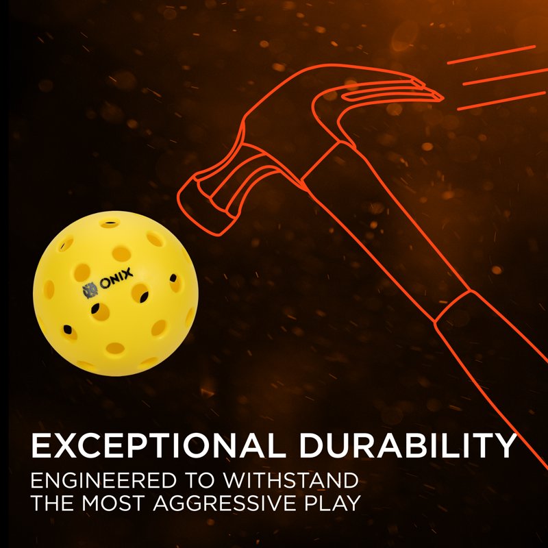 Onix Pure 2 Outdoor Pickleball Ball - 6 Pack 16 Pack Variation Included