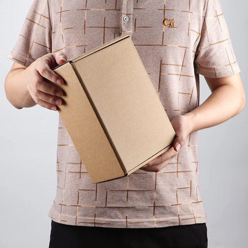 25 Pack Small Shipping Boxes 9x6x4 Inches Corrugated Cardboard Mailers