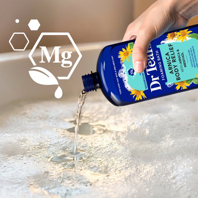 Aromatherapy Arnica Bubble Bath with Epsom Salt - 34 Fl Oz