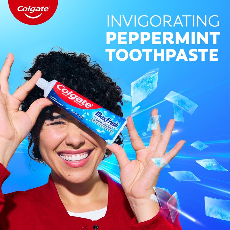 Bulk Fluoride Toothpaste with Long-Lasting Fresh Breath - Cool Mint, 3 Pack
