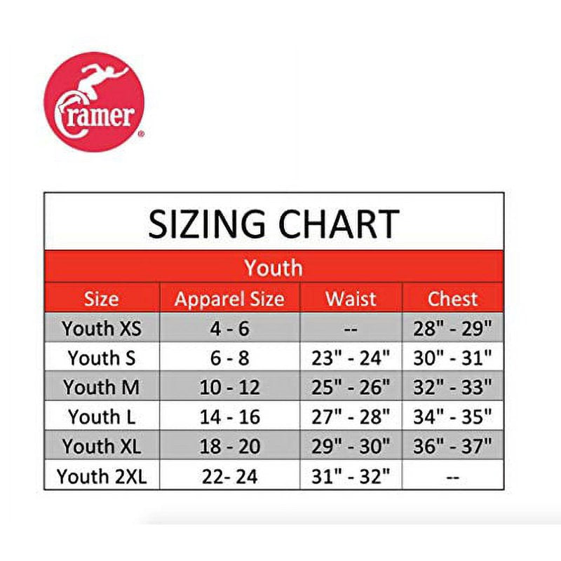 Youth Football Game Pants with 7 Impact-Absorbing Pads - Black, High-Rise Hip & Thigh Padding