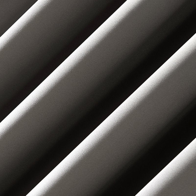Blackout Curtain Panel Pair with Rod Pocket for Light Blocking & Energy Saving