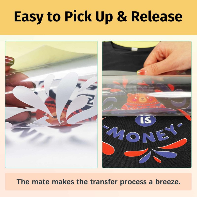 Heat Transfer Paper Tape for Dark T-Shirts - Reusable Printable HTV Vinyl Sheets