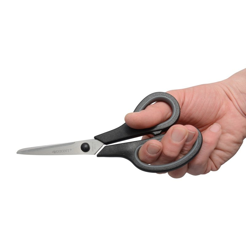 Recycled Office Scissors 8-Inch Black 2-Pack - Eco-Friendly Craft & School Shears
