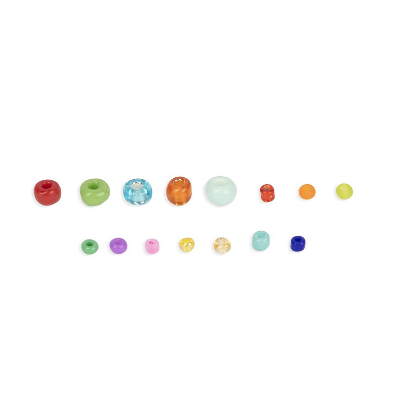 Bright Rainbow Glass Seed Bead Bulk Pack for Jewelry Making - 10,000 Pieces