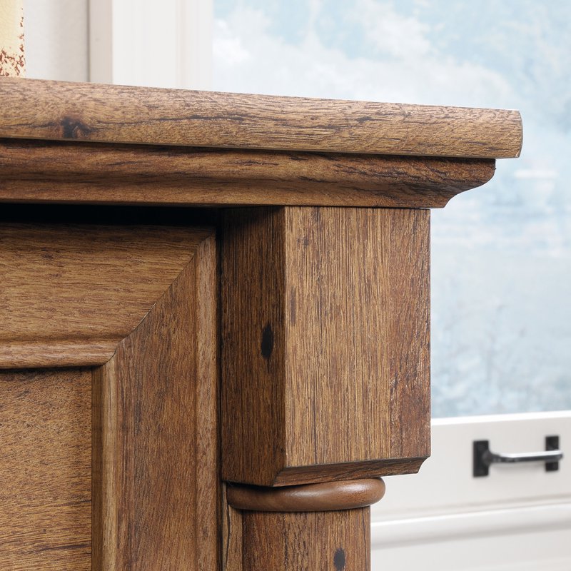Sauder Palladia 2-Drawer Lateral File Cabinet - Vintage Oak Finish