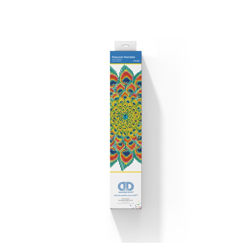 Peacock Mandala Diamond Painting Kit - Sparkling Art Craft for Adults & Teens
