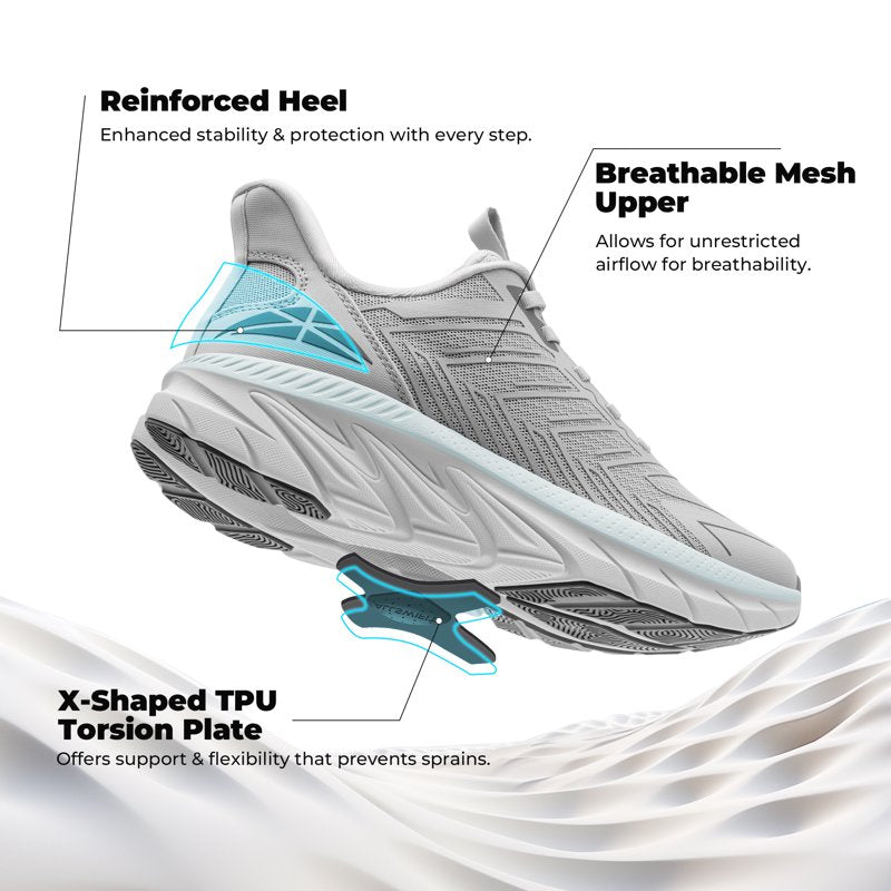 Women’s Slip-On Walking & Running Shoes - Breathable, Non-Slip Sneakers for Gym & Casual Wear