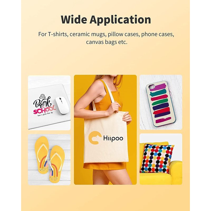 Sublimation Paper 8.5x11 Inch - 110 Sheets, High Transfer Rate for Mugs & T-Shirts