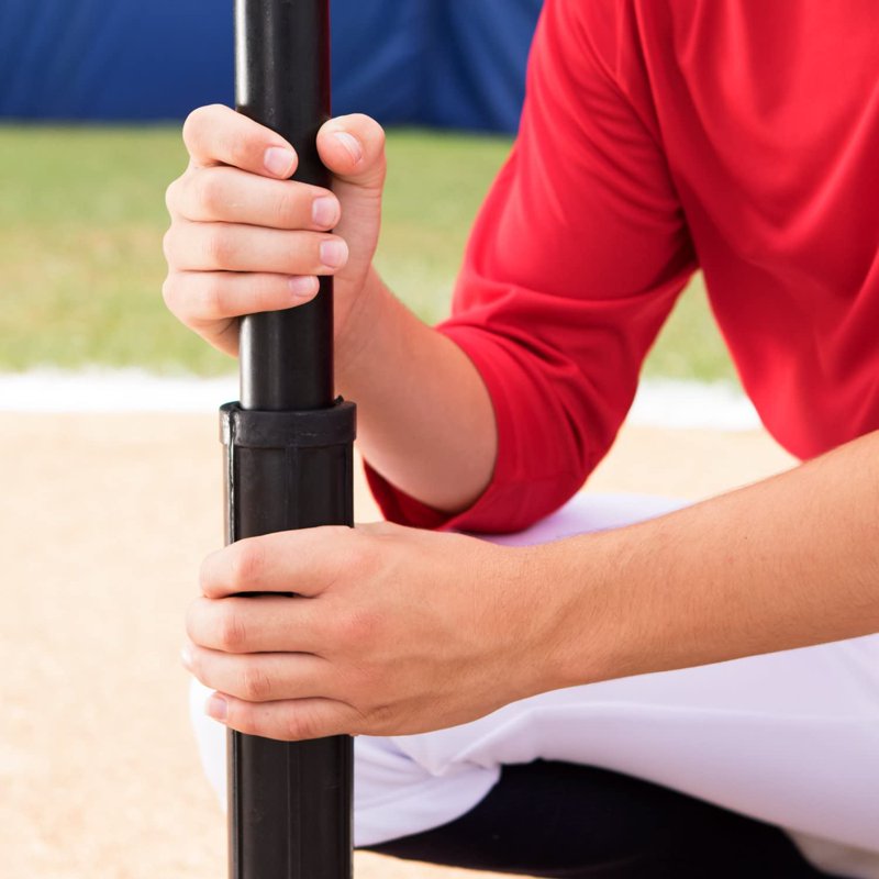 Champion Sports Deluxe Batting Tee 22-36 Inch Adjustable Steel Baseball Hitting Aid