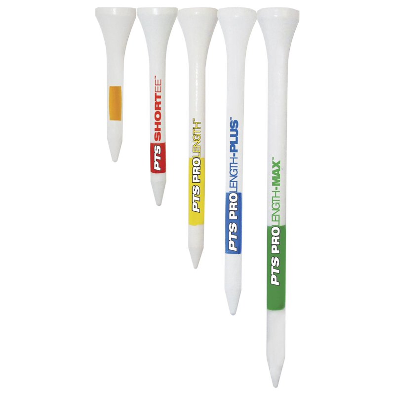 Color-Coded Wooden Golf Tees - 2.75 Inch, 100 Pack for Golf Performance