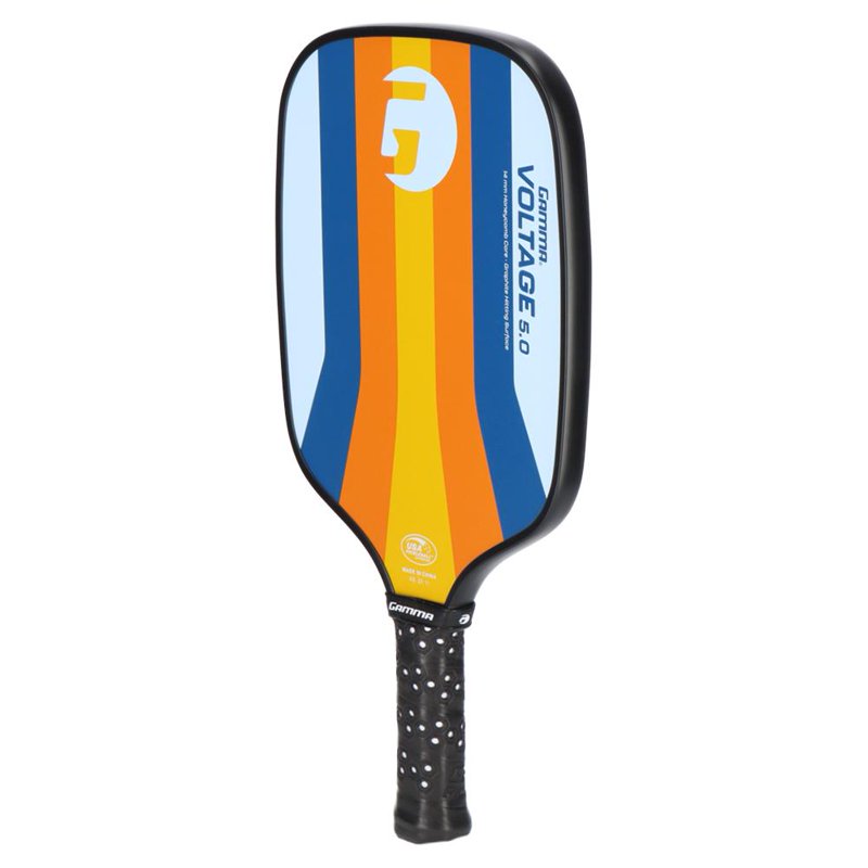 Gamma Voltage 5.0 Pickleball Paddle – Graphite Hitting Surface, Micro-Texture Grip