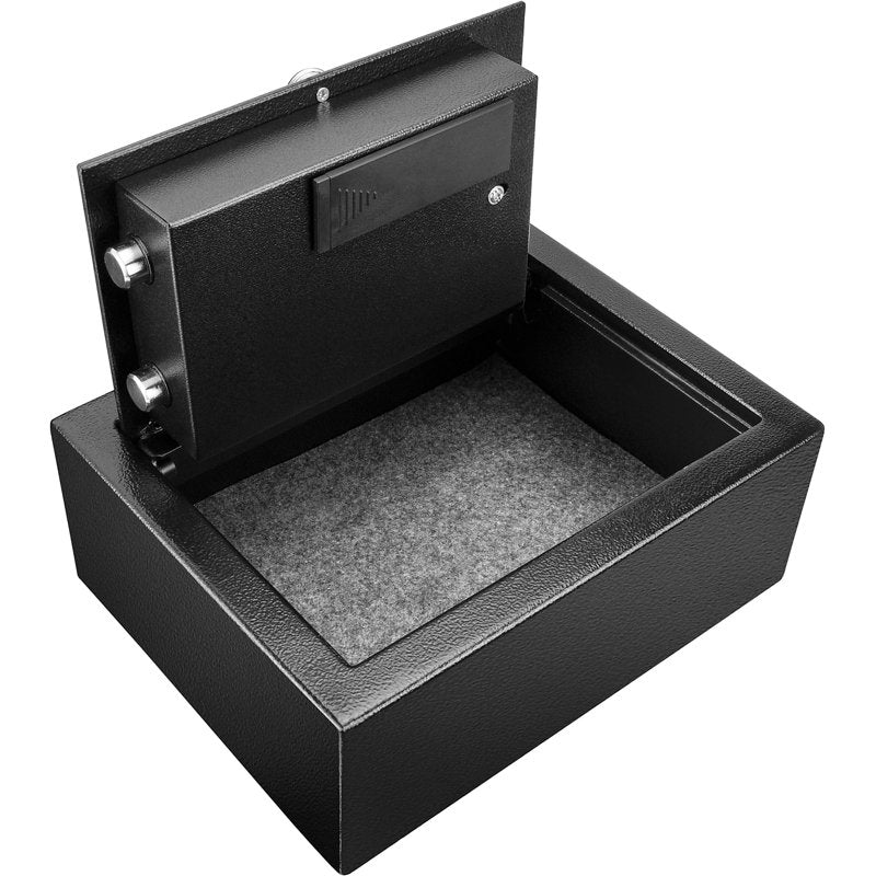 Top Opening Digital Security Drawer Safe 0.21 Cu Ft with Key Lock